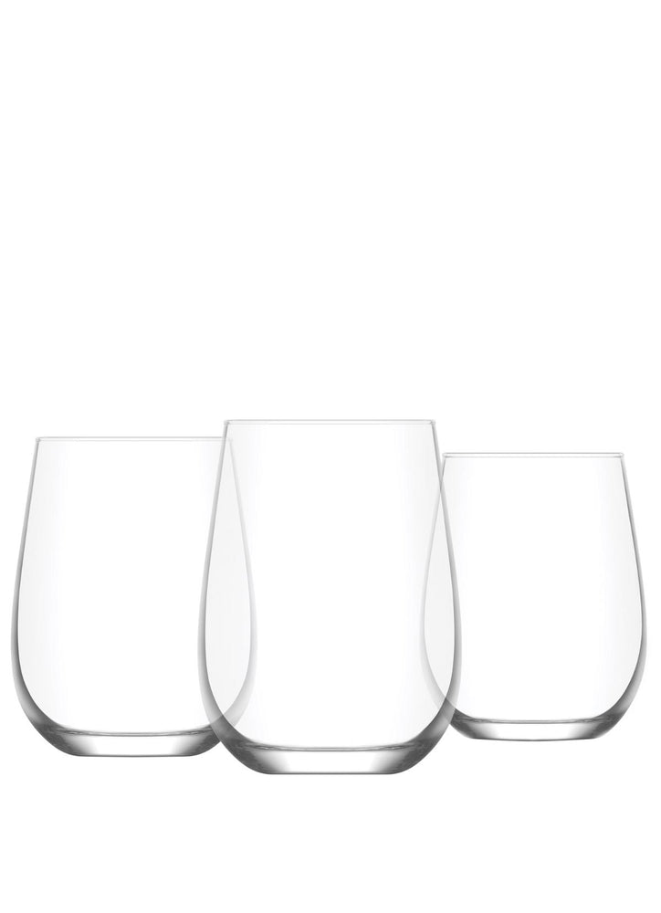 LAV Gaia 12-Piece Stemless Wine Glasses Set