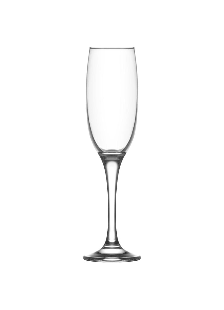 LAV Venue 6-Piece Champagne Glasses Set, 7.5 oz