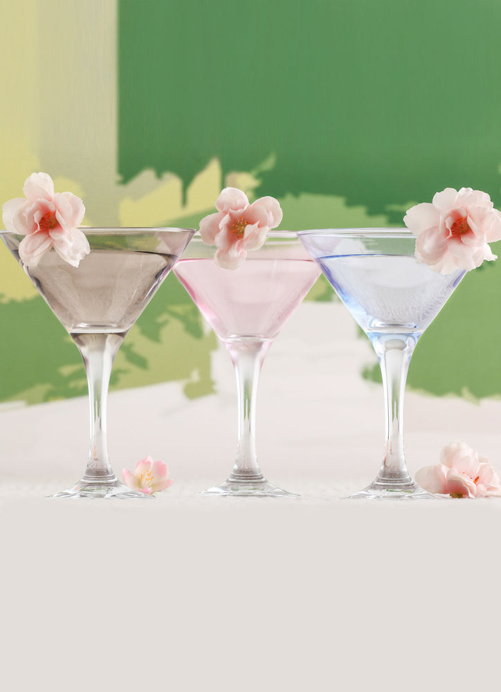 LAV Misket 12-Piece Assorted Cocktail Glassware Set, 6 Martini & 6 Mar –  LAV-US