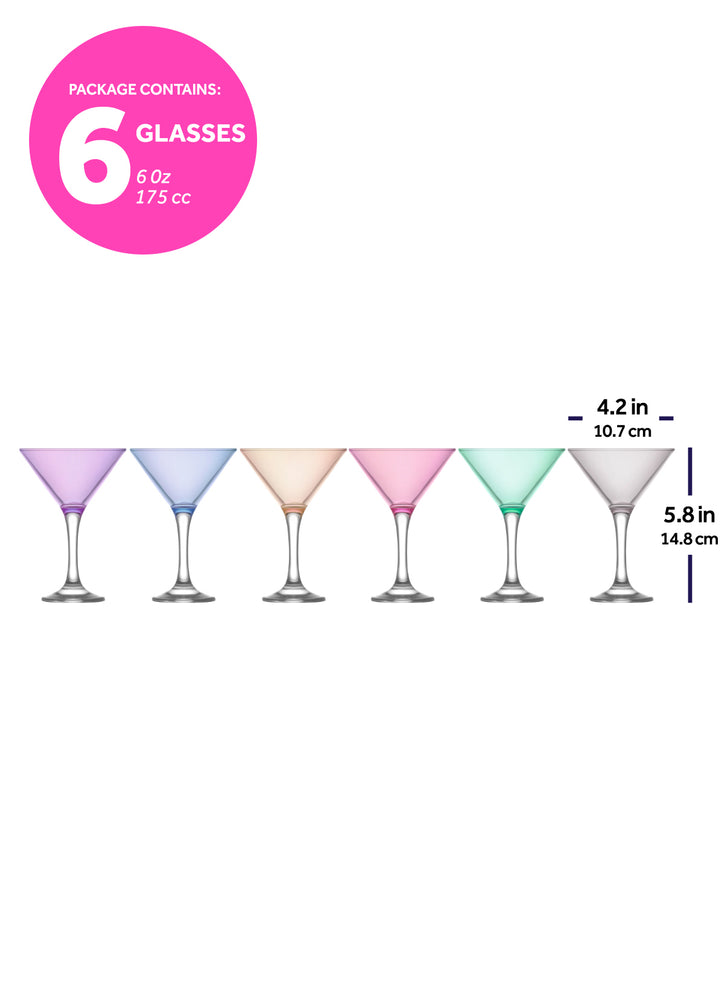 Libbey Martini Party Glasses