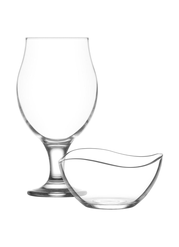 
            
                Load image into Gallery viewer, LAV Pubs 6-Piece Beer Glasses and Snack Bowls Set, 19.25 oz
            
        